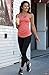 icyzone Workout Yoga Fitness Sports Racerback Tank Tops for Women (S, Fusion Coral)