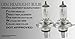 ABL H4 HB2 9003 1 PAIR 60/55W CLEAR HALOGEN OEM HEADLIGHT LIGHT BULBS
