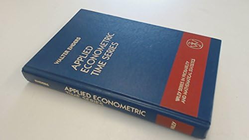 Amazon.com: Applied Econometric Time Series (Wiley Series in