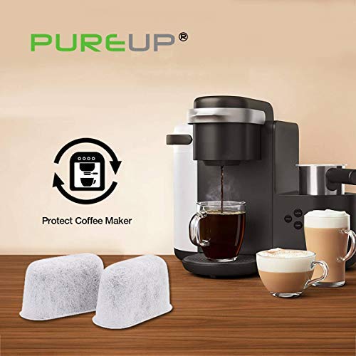 PUREUP Compatible with Cuisinart Coffee Filter Replacement Charcoal Water Filters 12pack