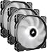 CORSAIR AF120 LED Low Noise Cooling Fan Triple Pack - White Cooling CO-9050082-WW primary