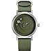 Projects Watches Green Reveal 40MM Watch with Amy Green Nato Band