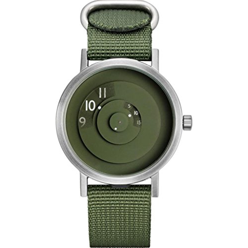 Projects Watches Green Reveal 40MM Watch with Amy Green Nato Band