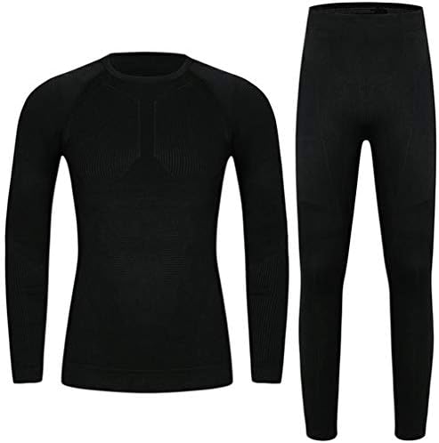 EBRICKON Men's Clothing Long Johns Plus Size Thermal Underwear Men Winter Warm Two Piece Set Sexy Quick Dry Men Clothes
