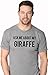Ask Me About My Giraffe T Shirt Funny Animal Flip Cool Graphic Hilarious Tee