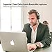 [2019 New!] Avantree AH6B Bluetooth on Ear Headphones with Detachable Microphone, Hi-Fi Stereo Music Wireless Headset, 22hrs Working Time, for Home Office, PC Computer, Skype, Phones, Tabletsthumb 1