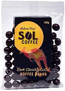Rich Chocolate Covered Coffee Beans/Imported From Australia/Chocolaty Light High Energy Food/Fresh Aromatic Expresso Flavored Treat/Sweet Australian Made Snack Gift For A Home Party Or Holiday