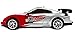 PowerTRC TeamRC Super Fast Drift King R/C Sports Car Remote Control Drifting Race Car 1:24 + Headlights, Backlights, Side Lights + 2 Sets of Tires (Red)