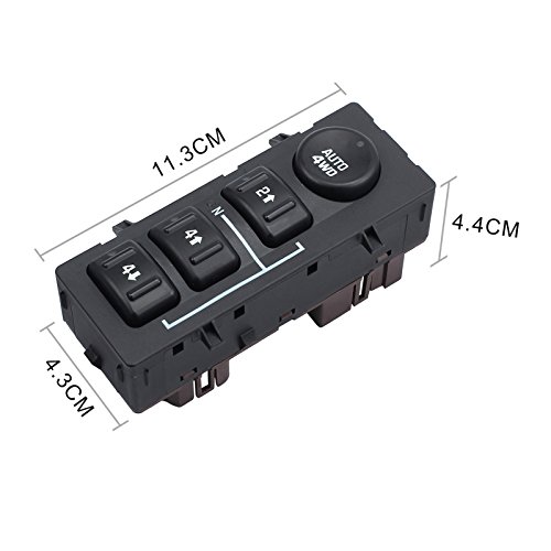 image for AUTOUTLET 4WD 4x4 Wheel Drive Switch Transfer Case Selector Dash Switc