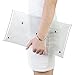 Women's Clear Purse Clutch Bag Transparent Handbag PVC Envelope Bag for Women, NFL Stadium Approved