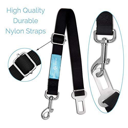 image for Duke & Dixie Dog Seat Belt, Pet Dog Cat Car Seatbelt Harness Safety - 