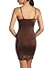 Heavenly Shapewear Women's Molded Cup Lace Control Slip Bra, Mocha, Large