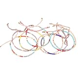 KELITCH Color Mixed Shell Seed Beads strand Bracelet Hand Woven Fashion Jewelry Bangles