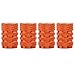 TOMALL Orange Round Style Aluminum Tire Valve Stem Caps for Auto Car Motorcycles