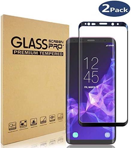 MakBea Samsung Galaxy S9 Screen Protector, [HD Clear][9H Hardness][Anti-Bubble] Tempered Glass Screen Protector Compatible with Samsung Galaxy S9 [2-Pack]
