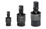 GEARWRENCH 3 Pc. 1/4", 3/8" & 1/2" Drive Impact Pinless Universal Joint - 84960