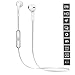 Walker(TM) New Version Wireless Bluetooth 4.1 Sports Headphones Earphones Headsets Music Stereo Microphone for iPhone 6 6 plus 5S 4S Galaxy S6 S5 and iOS Android Smartphones(White)