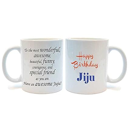 Buy Juvixbuy Happy Birthday Jiju Printed Coffee Mug Online At Low