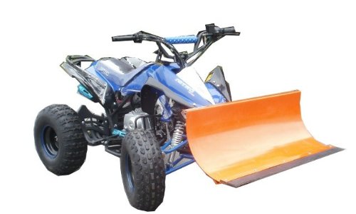 7,5 PS - Quad 'Speedy' ATV 125 ccm / Mit 1m breitem Schneeschieber / E-Starter + Automatik-Getriebe / Doppel-Sportauspuff / B