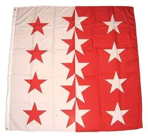 Bandera de la bandera de Suiza - Cantón de Valais/60 x 60 cm eysee
