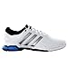 adidas Men's Barricade Club Tennis Shoes, White/Metallic Silver/Black, 9.5 M US