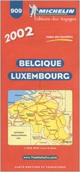 Michelin Belgium-Luxembourg Map No. 909, 5e