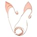 JINSERTA Elf Earbuds Headphones in-Ear Headphones Hands-Free Headset with Mic for iPhone/iPad Android/Computer Cosplay Headset