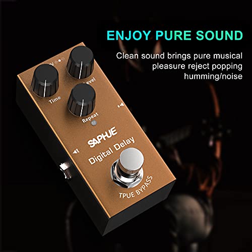 SAPHUE Digital Delay Guitar Effects Pedal Effect Pedals Time/Level