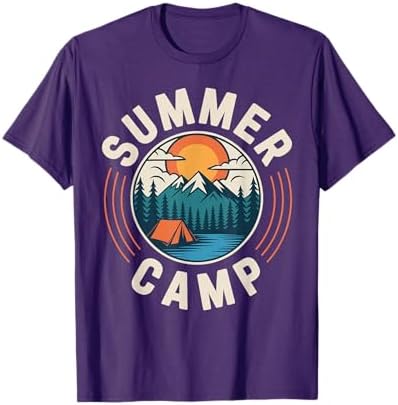 Amazon.com: Retro Summer Camp T-Shirt. 70s 80s Vintage Camping