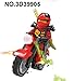 Baomabao 6 X Minifigures Ninjago Toys Ninja Zane KAI Lloyd Motorcycle Chariot Blocks Z017