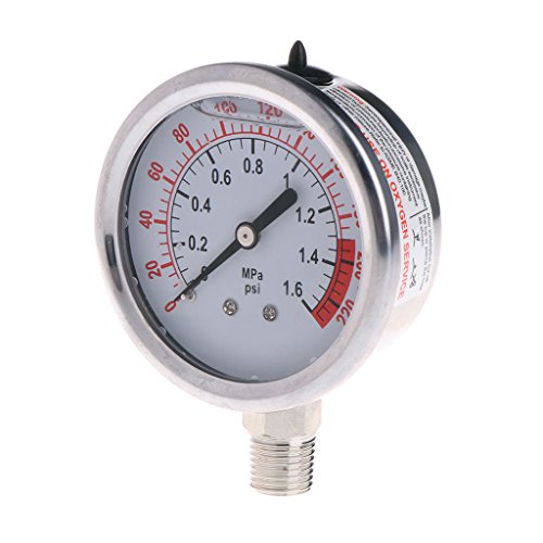 Qisuw 2 in1 Water Purifier & Tap Pipes Pressure Gauge Test Meter 0-1.6MPA Anti-vibration - Thumbnail 7