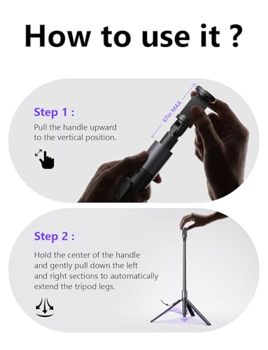 LISEN [0.01s-Open] Phone Tripod for iPhone, 67" Selfie Stick Tripod with Remote, Extendable Cell Phone Tripod Stand, Perfect for Travel Video Recording Live Stream Vlog for iPhone 17 Pro Max & Android