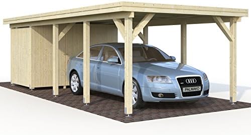 Palmako Carport Karl 2 Amazon Co Uk Garden Outdoors