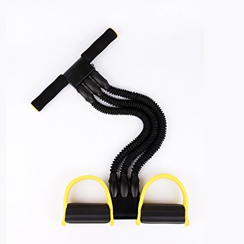KozyMore Fitness Pedal Resistance Band Portable Sit-Up Pull Ropes Stomach Exercise Equipment Bodybuilding Expander for Abdomen/Waist/Arm/Leg