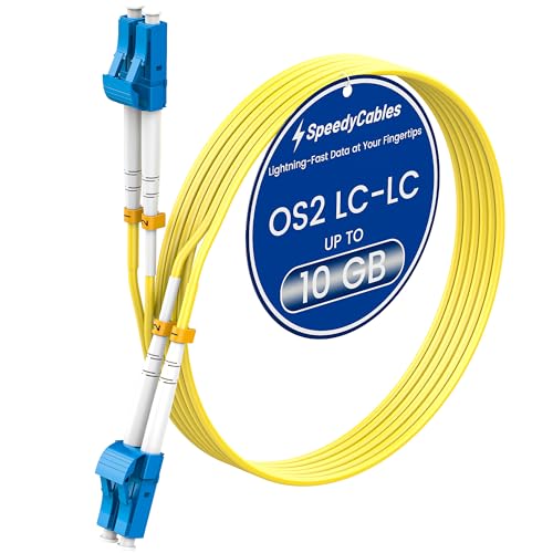 3M LC to LC Duplex Fiber Patch Cable 3m Yellow