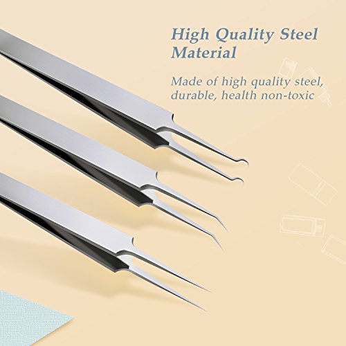 1 Blackhead+Tweezers+Professional+Extractor+Treatment