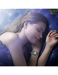 Verpro Reloj inteligente, resistente al agua, rastreador de actividad física con monitor de ritmo cardíaco, reloj de pulsera de presión arterial de oxígeno, pulsera deportiva con Bluetooth
