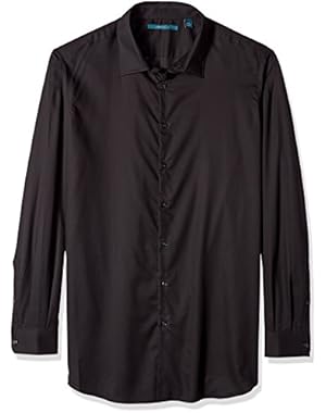 Men's Big and Tall Essential Plaid Pattern Shirt