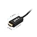 J&D Gold Plated DisplayPort to HDMI Cable Adapter (Black, 6 Feet)