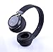Beyution Black Metal Wireless Bluetooth Headsets Over Ear Bluetooth Headphones with Mic fit for Samsung Smart Phones and all tablet Laptop with Bluetooth Funcstion (BT525-Black-Metal)
