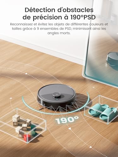 Lefant M3 Max Robot Vacuum Cleaner Washer 20,000 Pa, Multifunctional Station, Double Rotary Mop 200 RPM & 9mm Releasable, dToF Navigation, Obstacle Avoidance PSD, 220min, 5G/2.4G