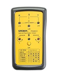 Sperry Instruments PSI8031   Indicador de secuencia de fase, color negro y amarillo