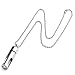 JOVIVI Vintage Polished Stainless Steel Clear Acrylic Open Container Tube Pendant Chain Necklace Valentine's Day