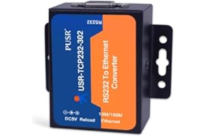 PUSR USR-TCP232-302 Serial RS232 to Ethernet TCP IP Server Module Ethernet Converter Support DHCP/DNS