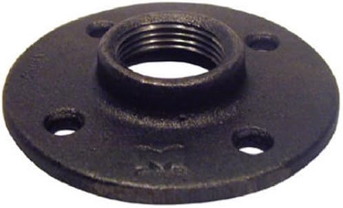pannext fittings corp b-flf15 1-1/2" Black Floor Flange, Import