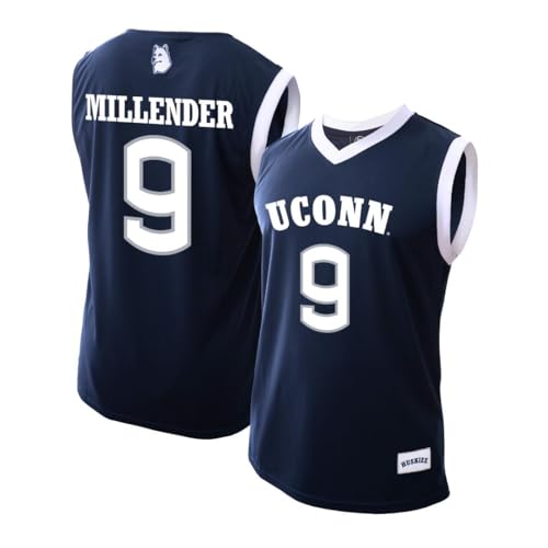 Genuine Collective ALEC Millender - 9 Uconn Huskies Nil Basketball Jersey, Navy