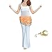 Bellylady Gold Coins Belly Dance Hip Scarf, Wholesale Dance Belt & Gypsy Bracelet