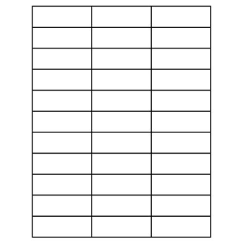 250 sheets (8250 labels) Address Labels, 1" x 2 13/16", 33