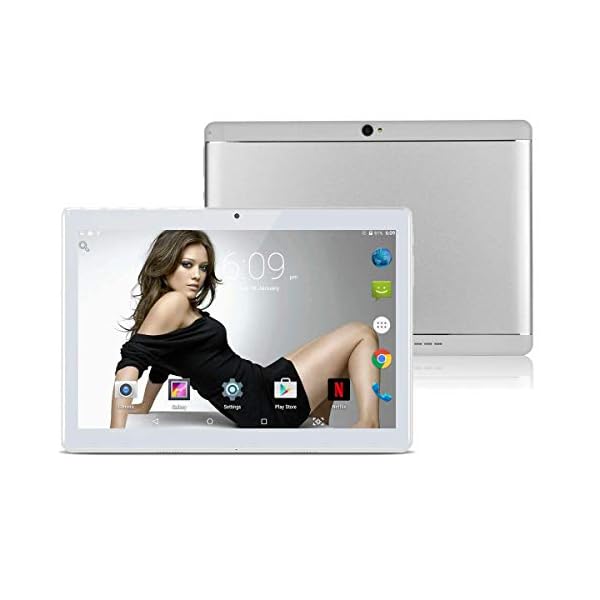 10-Inch-3G-Phablet-Android-81-Octa-Core-64GB-ROM-4GB-RAM-Call-Phone-Tablet-PC-Unlocked-Dual-Sim-Card-Slots-Bluetooth-GPS-WIFI-Netflix-Youtube-Resolution-1920-1280-display-TYD-108-Sliver 10 Inch 3G Phablet Android 8.1 Octa Core 64GB ROM 4GB RAM Call Phone Tablet PC, Unlocked Dual Sim Card Slots, Bluetooth…