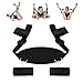 Beautychen Cosplay Adult Hand & Ankle Cuffs Strap Kit Bed Restraints Couple Flirt Toy for Party Game Restraint System Kit Medical Grade Adjustable Soft Wrist Set-03